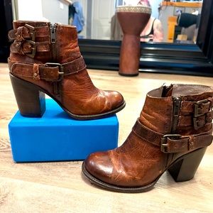 Freebird By Steven Leather BOLO brown Boots size 9